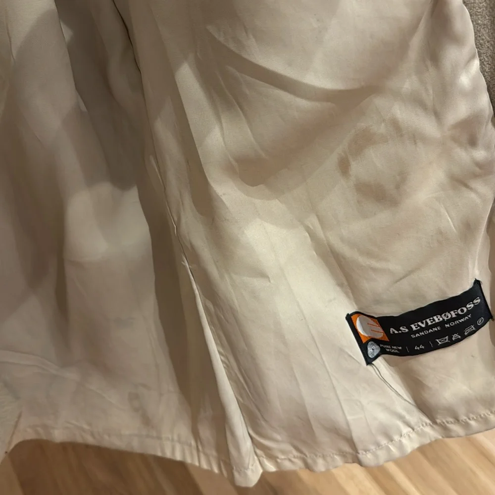 Vintage A.S EVEBØFOSS sandane Norway pure wool coat - Picture 7 of 8